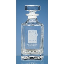 Engraved Crystal Decanter